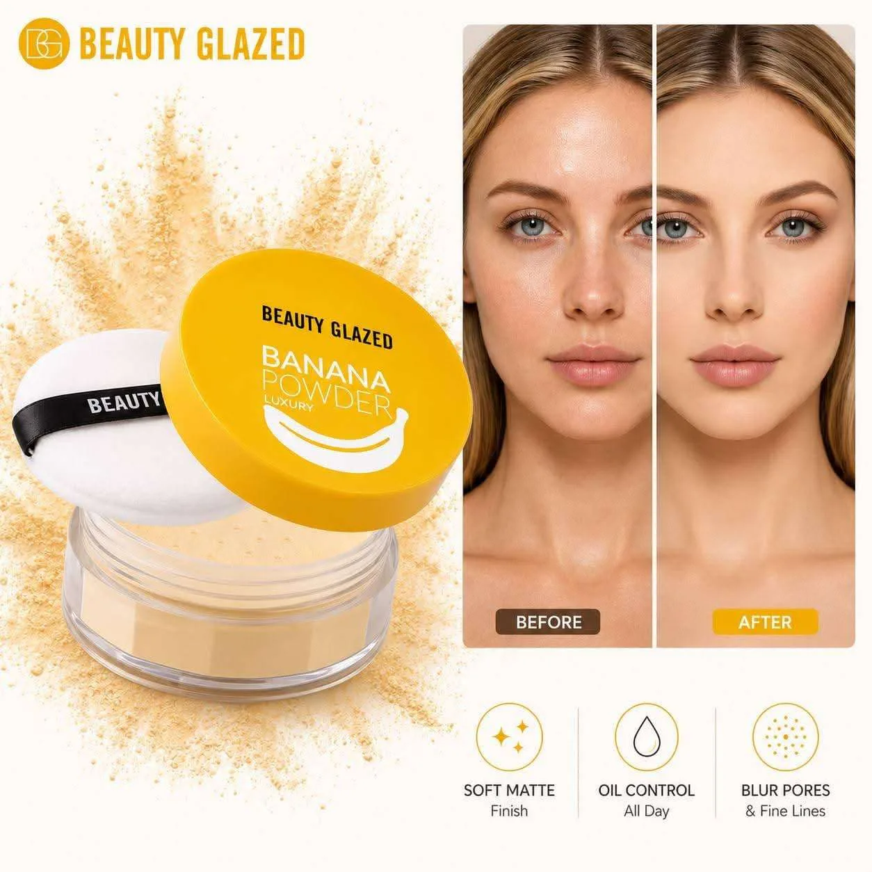 Beauty Glazed Banana Luxury Powder 15gm