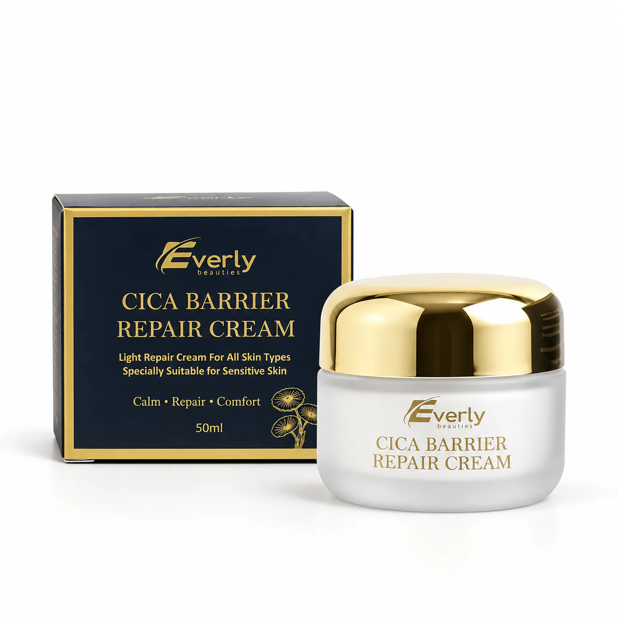 Everly Beauties Cica Barrier Repair Cream - 50ml