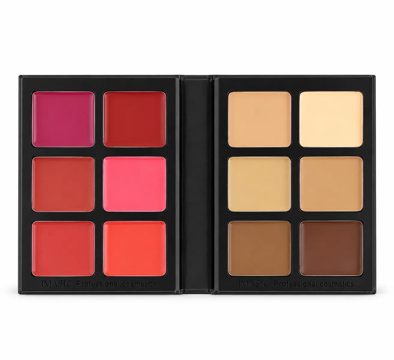 Imagic Multiuse Cream Foundation & Blush Palette | 12 Shades