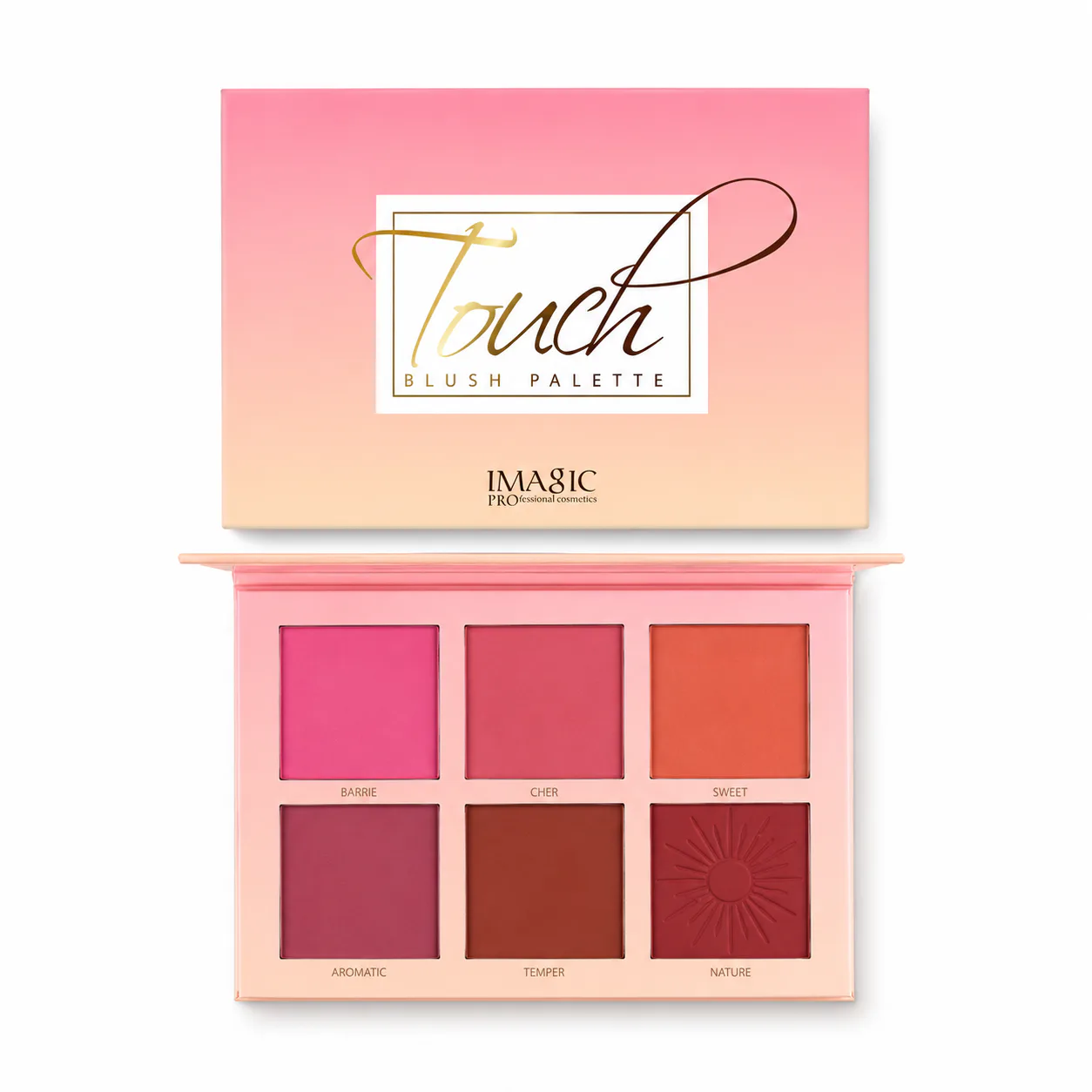 IMAGIC 6 Colors Touch Blush Palette