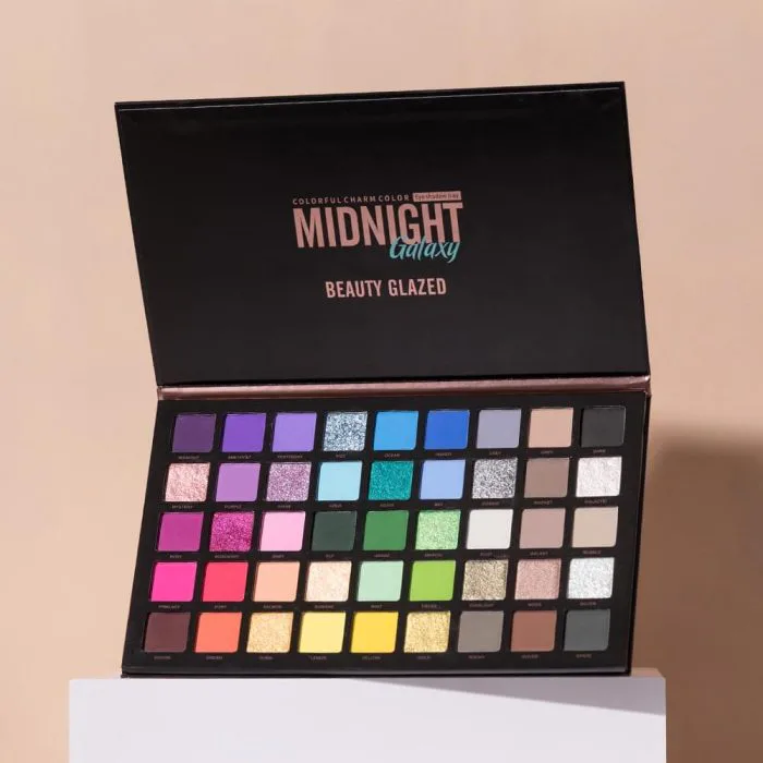 BEAUTY GLAZED Midnight Galaxy 45 Colors Eyeshadow Palette