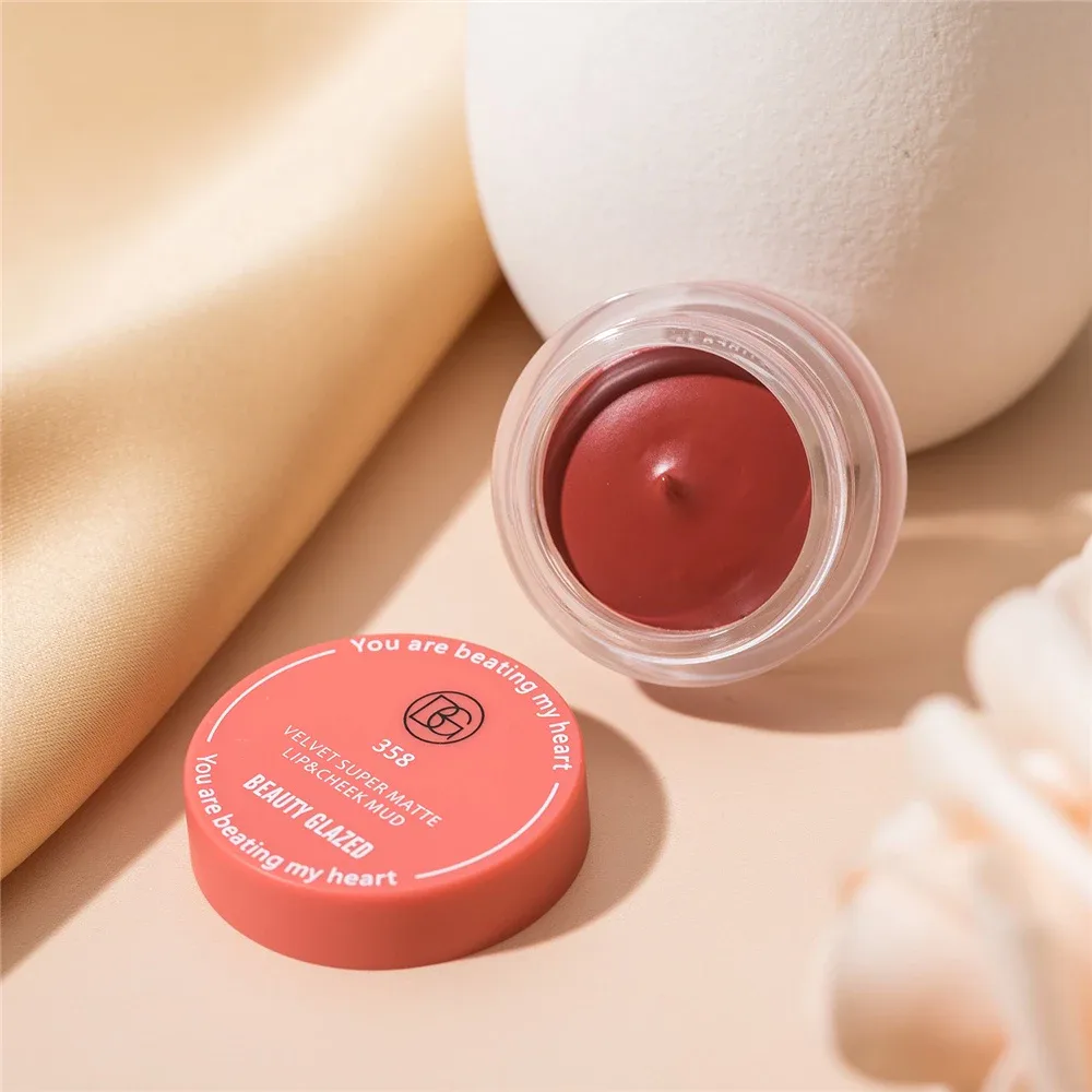 Beauty Glazed Velvet Super Matte Lip & Cheek Mud