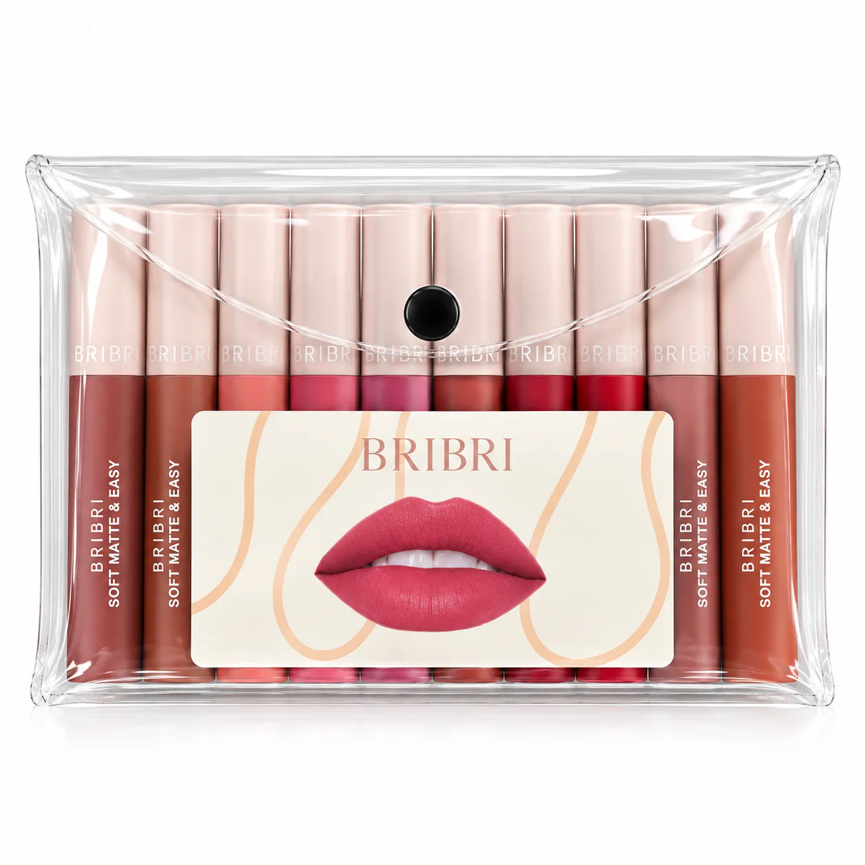 BRIBRI Soft Matte & Easy 10pcs Lipstick Set