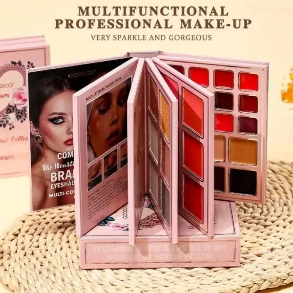 IGOODCO 178 Colors Eyeshadow Palette – 5 palettes in One Book