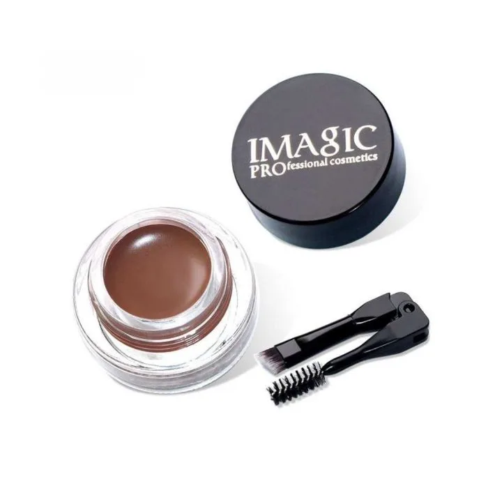 IMAGIC Waterproof Eyebrow Gel Pomade with brush - Dark Brown