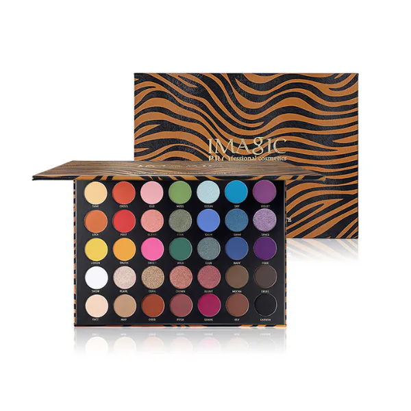 IMAGIC Zebra Pattern 35 Colors Eyeshadow Palette