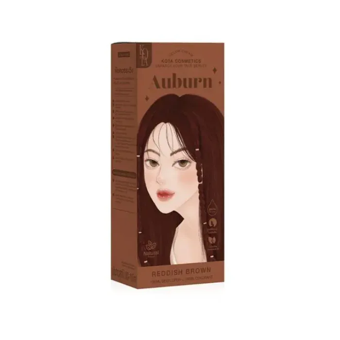 Kota Cosmetics Auburn Hair Color – Reddish Brown