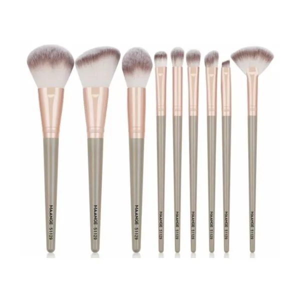 MAANGE 9pcs Make Up Brush Set - Rose Gold