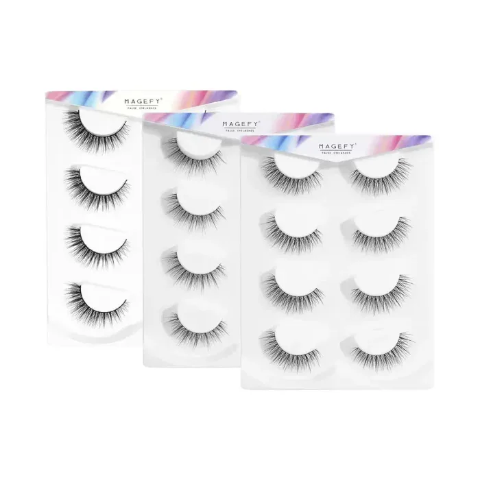 MAANGE Magefy 4pairs Natural & Dramatic False Eyelash Set