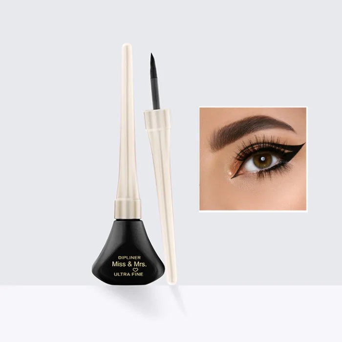 Miss & Mrs Ultra Fine Dipliner Eyeliner Black | Waterproof