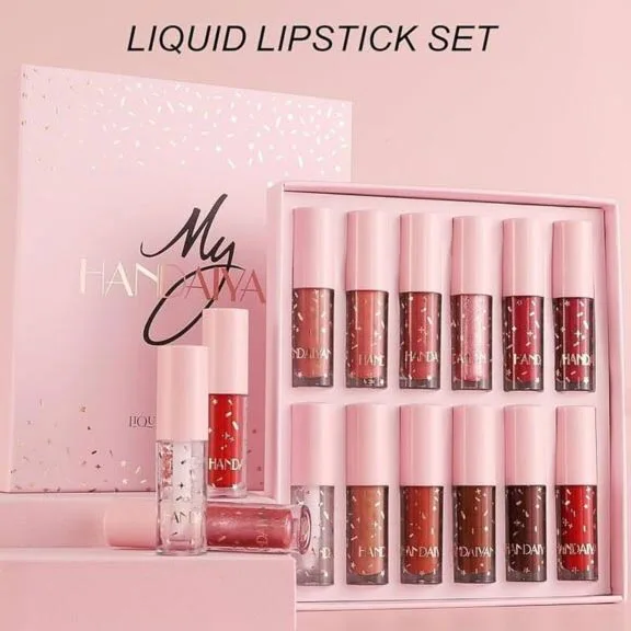 My Handaiyan 12pcs Liquid Lipstick Set – New
