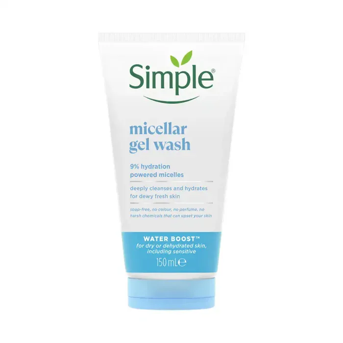 Simple Water Boost Micellar Facial Gel Wash 150ml