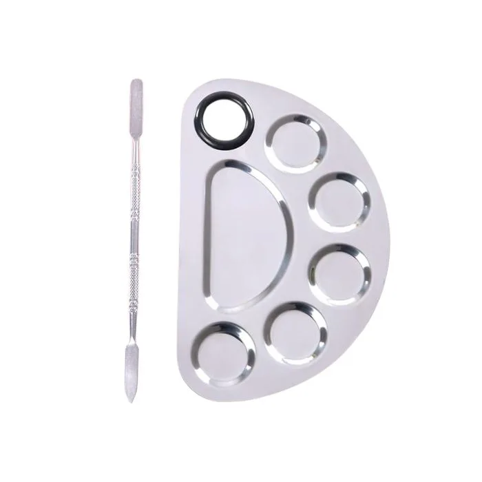 Stainless Steel Foundation Mixing Palette – Big Size