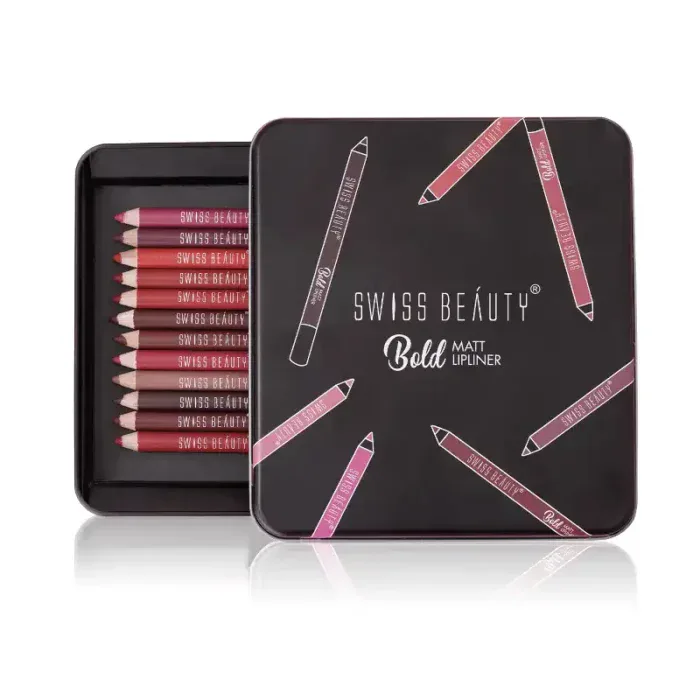 Swiss Beauty 12pcs Bold Matte Lip Liner Set