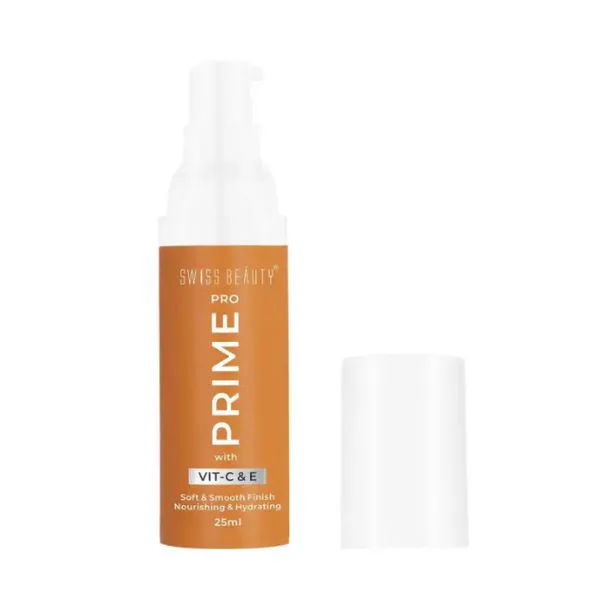 Swiss Beauty Prime Pro Primer with VIT-C & E Soft & Smooth Finish
