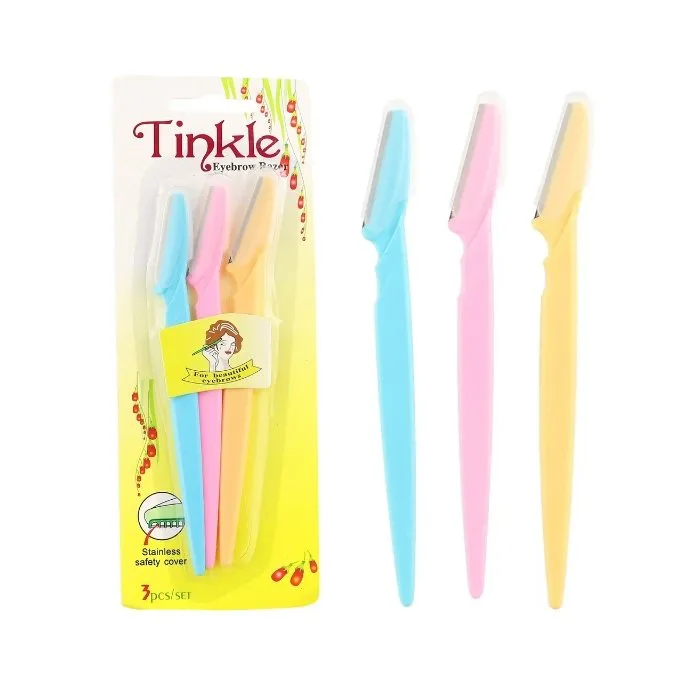 Tinkle 3pcs Eyebrow Razor Set